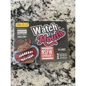 Watch Ya Mouth NSFW Adult Expansion 1 Card Game Pack for All Mouth Guard Games